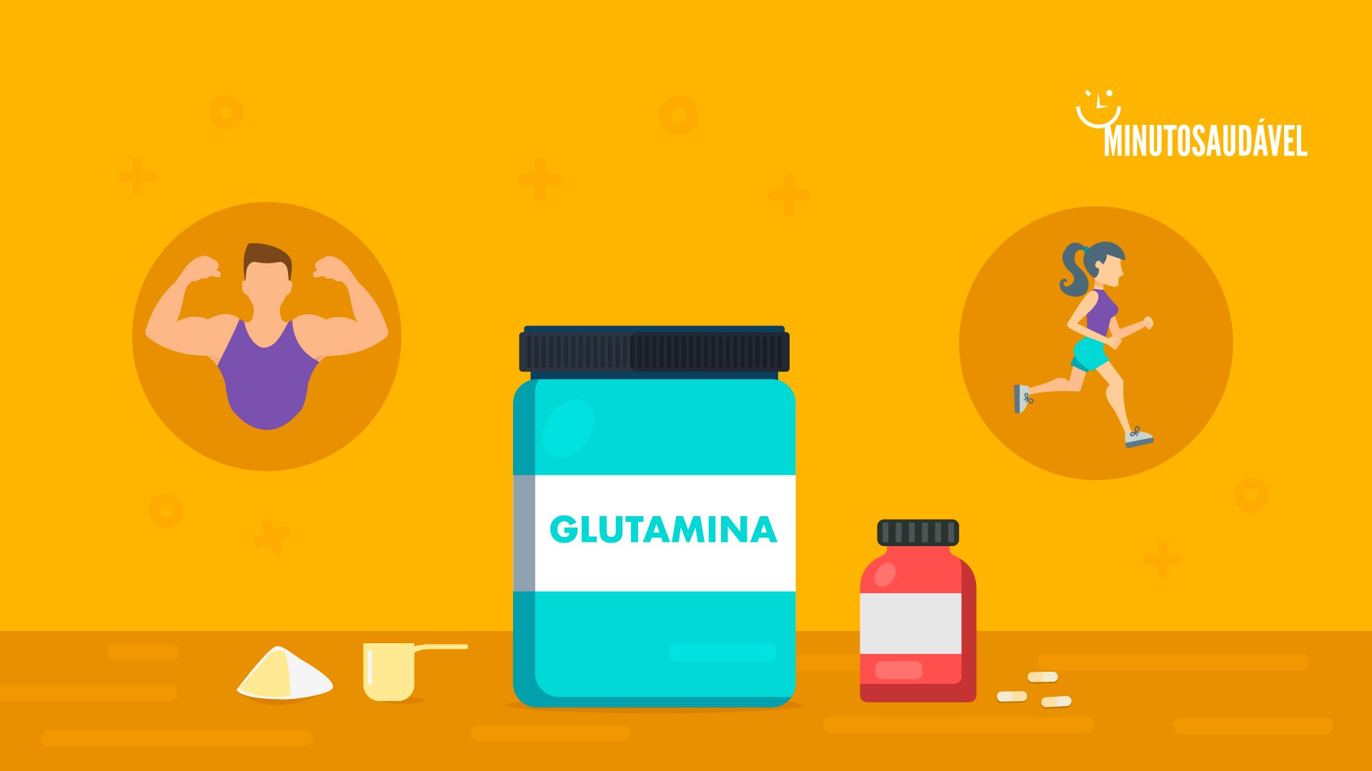 Foto de capa do artigo "Glutamina: para que serve, benefícios, como tomar e preço"