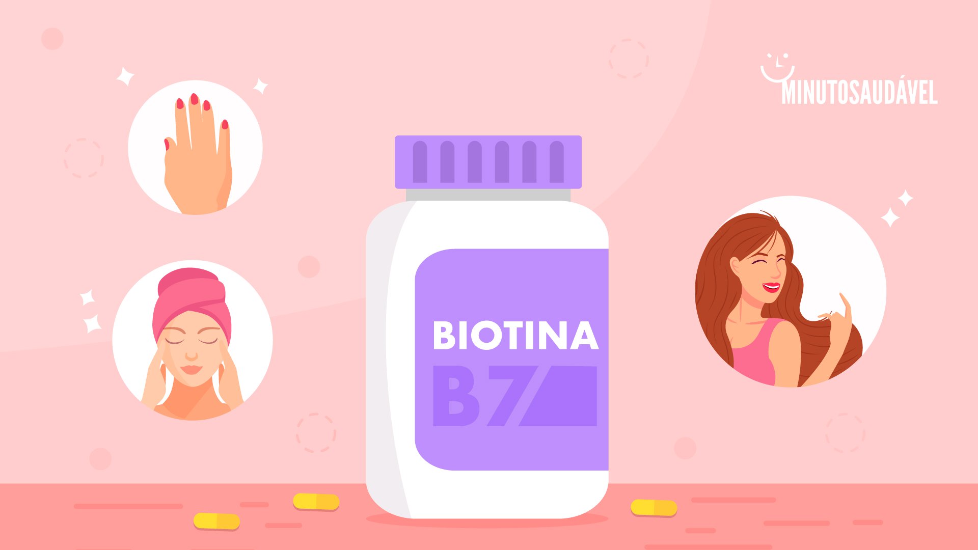 Foto de capa do artigo "Biotina (vitamina B7): veja para que serve, no cabelo, preço"